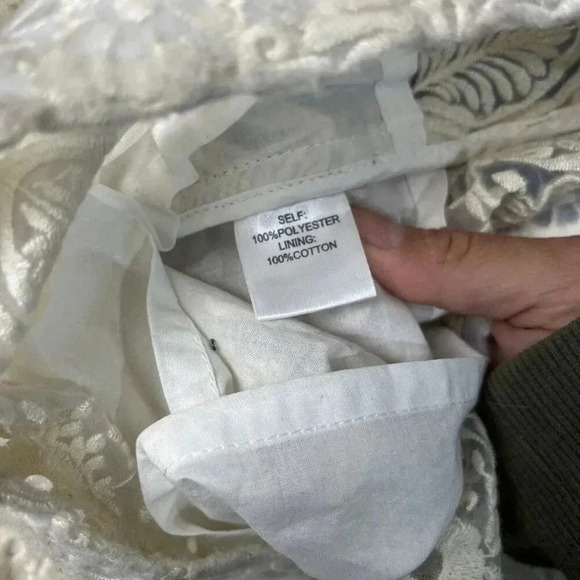 Sea Ny Jacquard Strapless Cocktail Dress Size 8 Formal Event Bridal Event Ivory - Picture 8 of 9